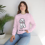 Me & My Dog Cute Doodle Crewneck Sweatshirt