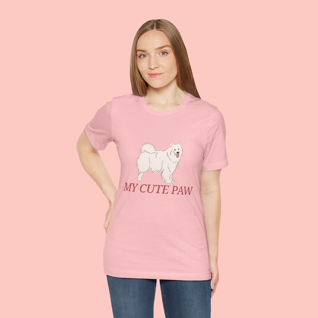 My Cute Paw Samoyed T‑Shirt — Cute Dog Graphic Tee for Pet Lovers