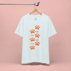 Dog Mom Paw Print T-Shirt — Cute Pet Lover Graphic Tee
