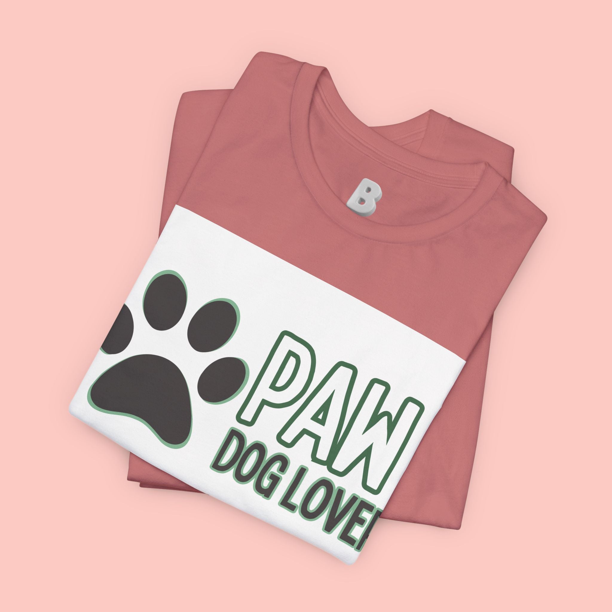 Paw Dog Lover T-Shirt — Cute Paw Print Tee for Dog Owners