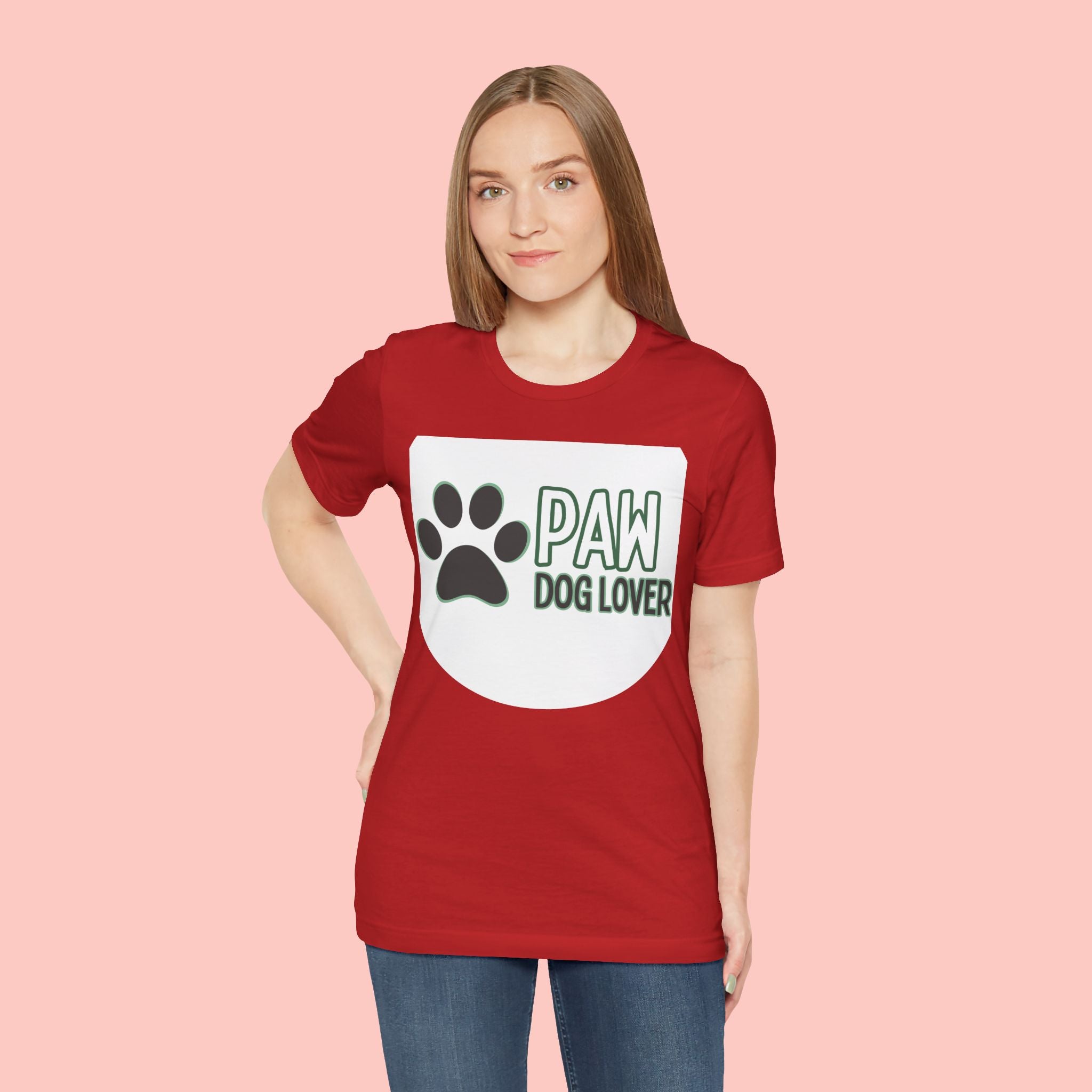 Paw Dog Lover T-Shirt — Cute Paw Print Tee for Dog Owners