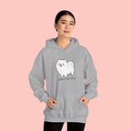 Pomeranian 'Mom's Little Child' Hoodie – Cute White Dog Graphic Pullover