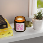 Dog Mom Scented Candle (Coconut Apricot Wax) — 4oz/9oz Gift for Pet Lovers