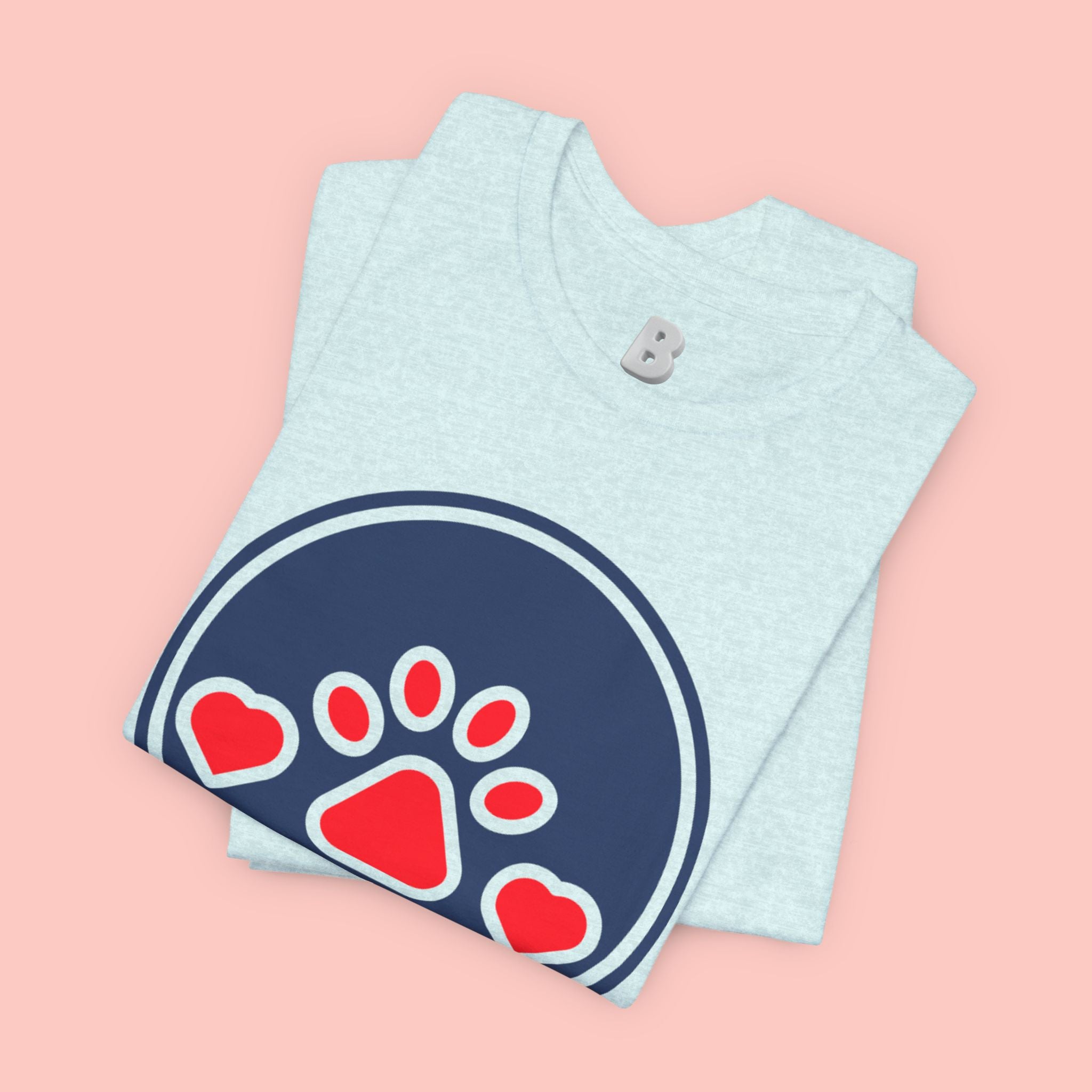 Dog Mama T-Shirt — Cute Paw & Heart Graphic Tee for Dog Lovers