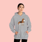 Dog Mom Hoodie — Cute Basset Hound I Love My Dog Mom Sweatshirt