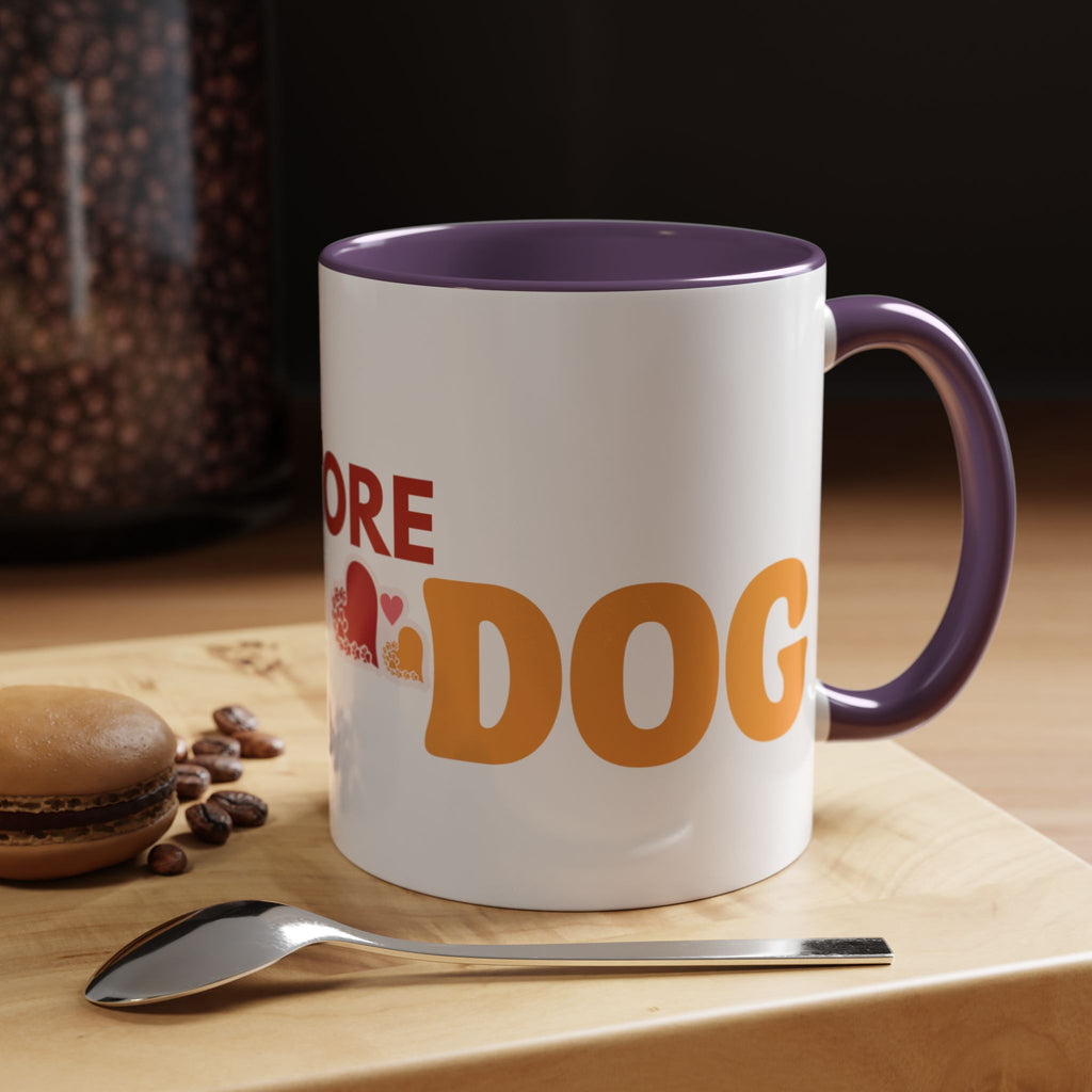 One More Dog Coffee Mug — Cute Dog Lover Accent Mug (11/15oz)