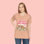 Proud Dog Mom T-Shirt — Cute Corgi & Golden Retriever Floral Tee for Pet Lovers