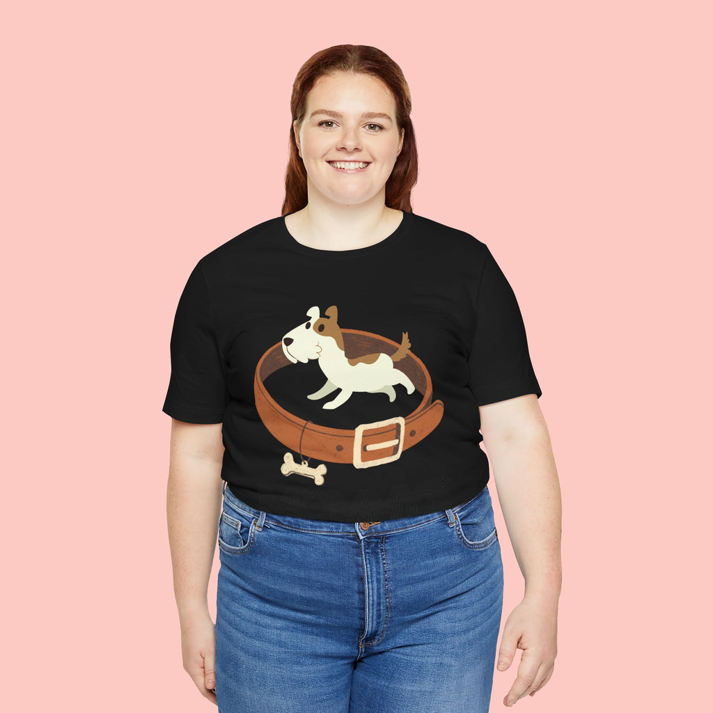 Mommy's Dog T-Shirt – Cute Puppy & Collar Graphic Tee for Dog Moms