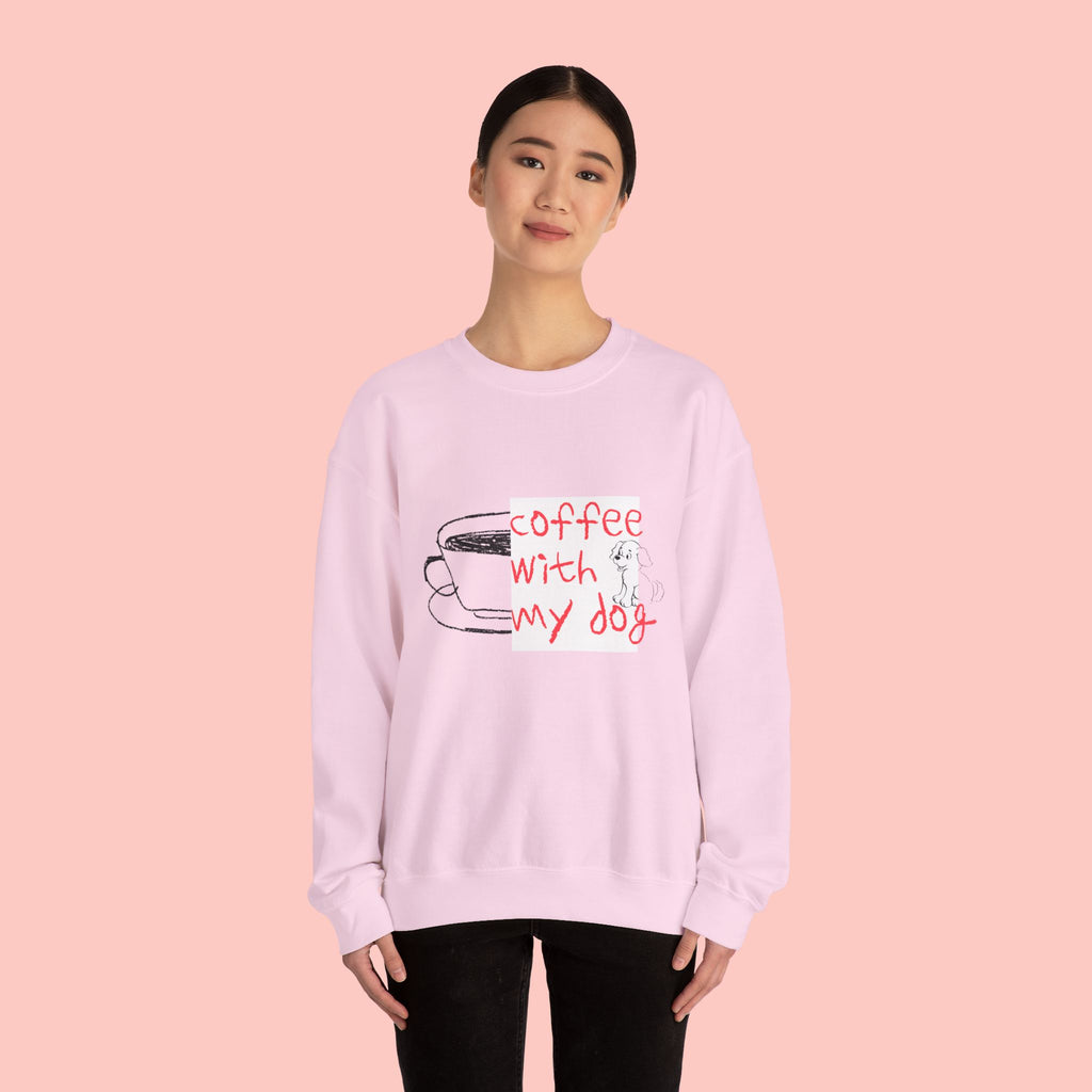 Coffee With My Dog Crewneck Sweatshirt