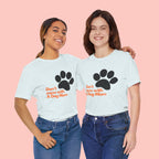 Don’t Mess With A Dog Mom T-Shirt — Paw Print Tee for Dog Lovers
