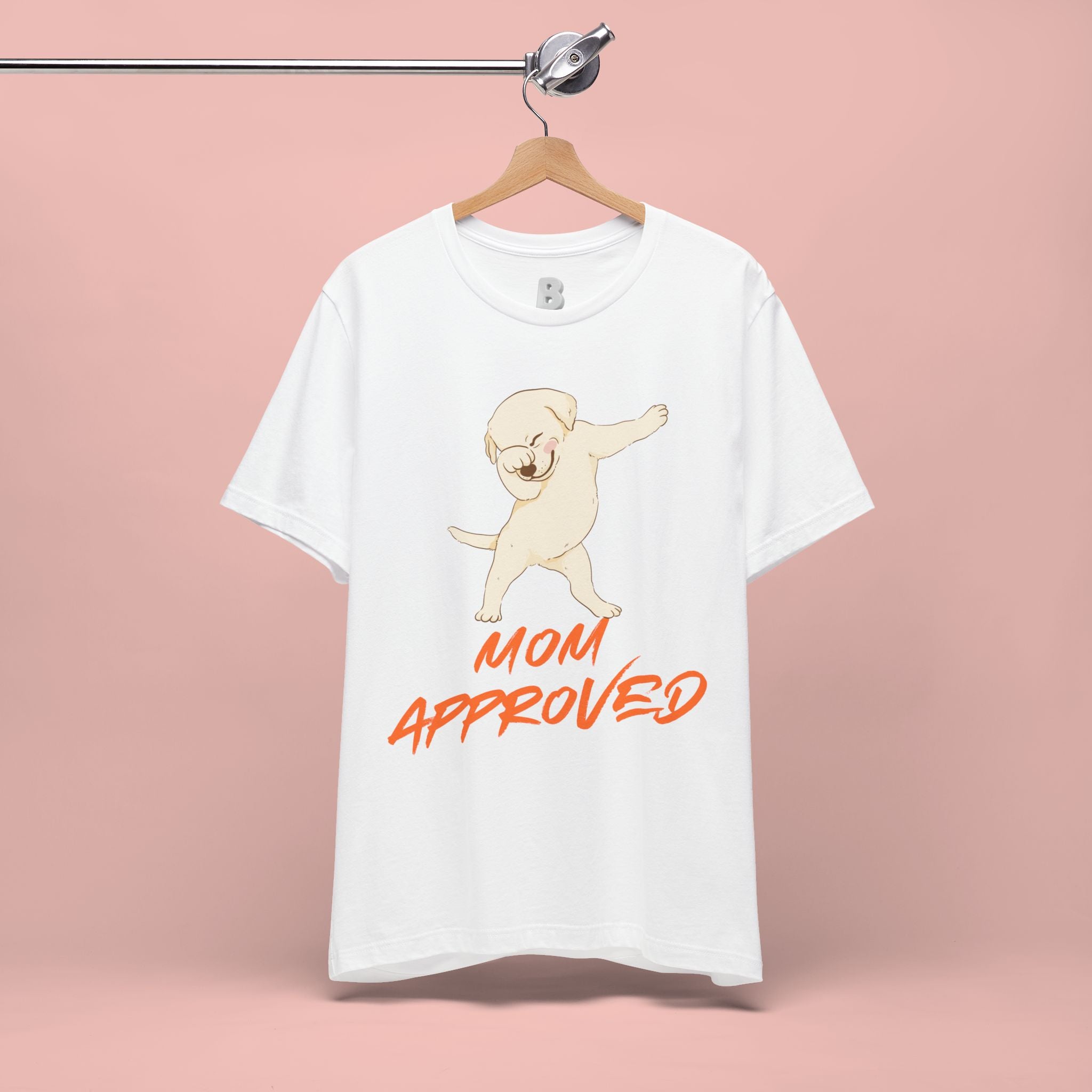 Mom Approved Tee — Dab Dog Graphic T‑Shirt