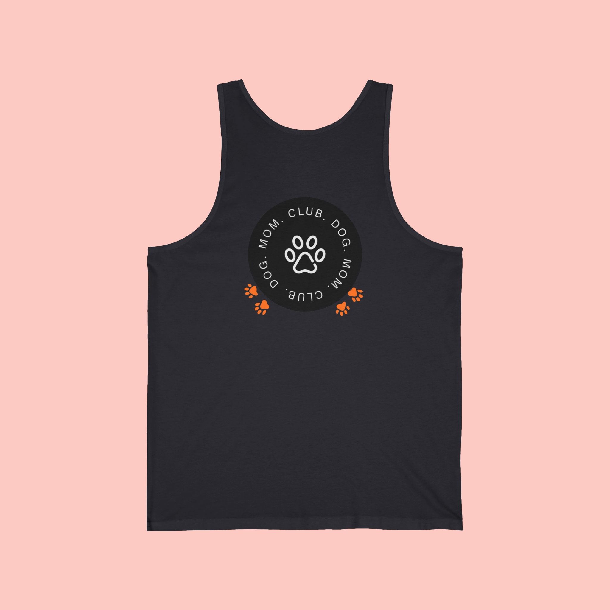 Dog Mom Club Tank Top — Paw Print Graphic Women’s Pet Lover Shirt