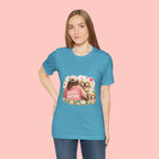 Dog Mom T-Shirt — Cute Floral Puppy Tee for Dog Lovers