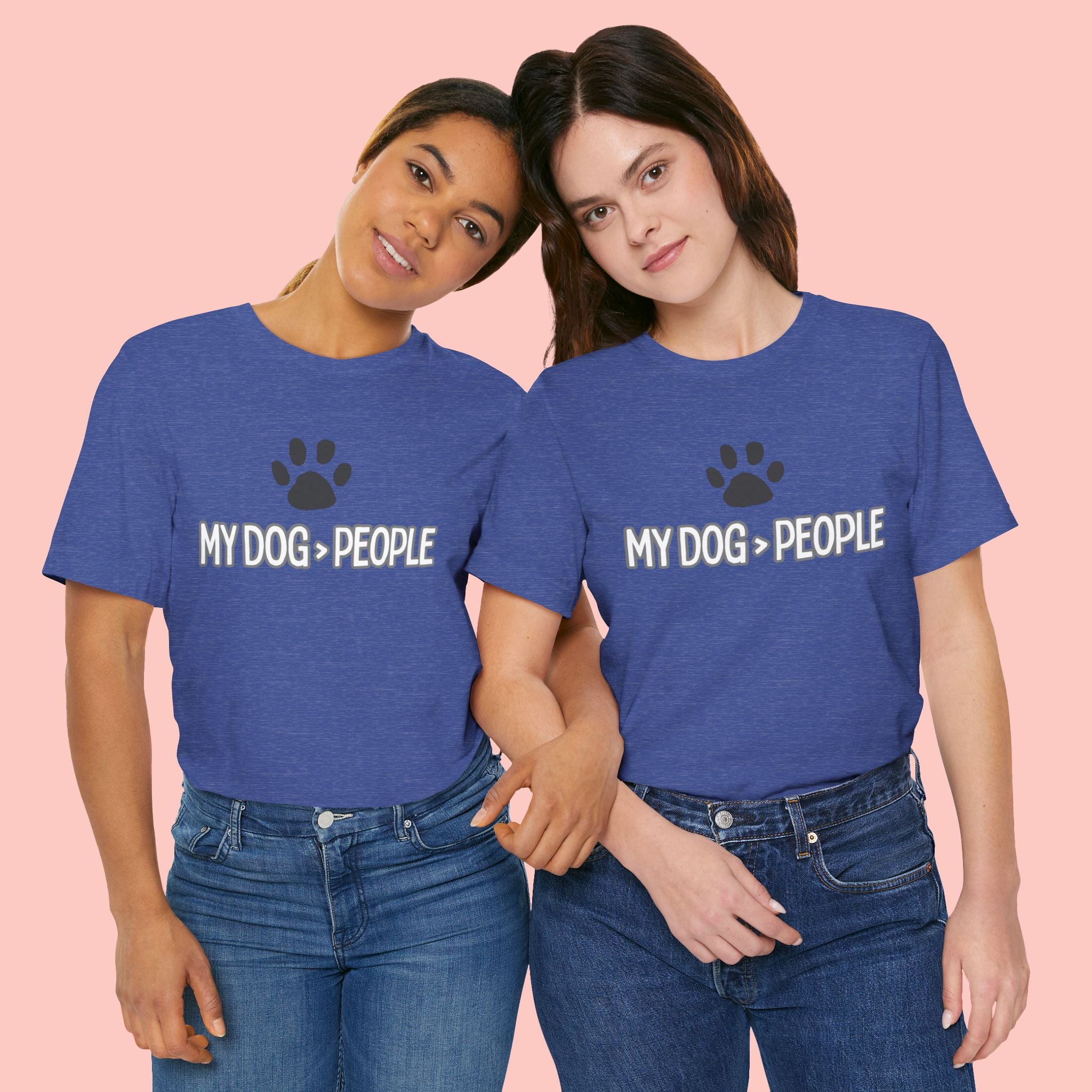 My Dog People T-Shirt — Dog Paw Graphic Tee for Dog Lovers