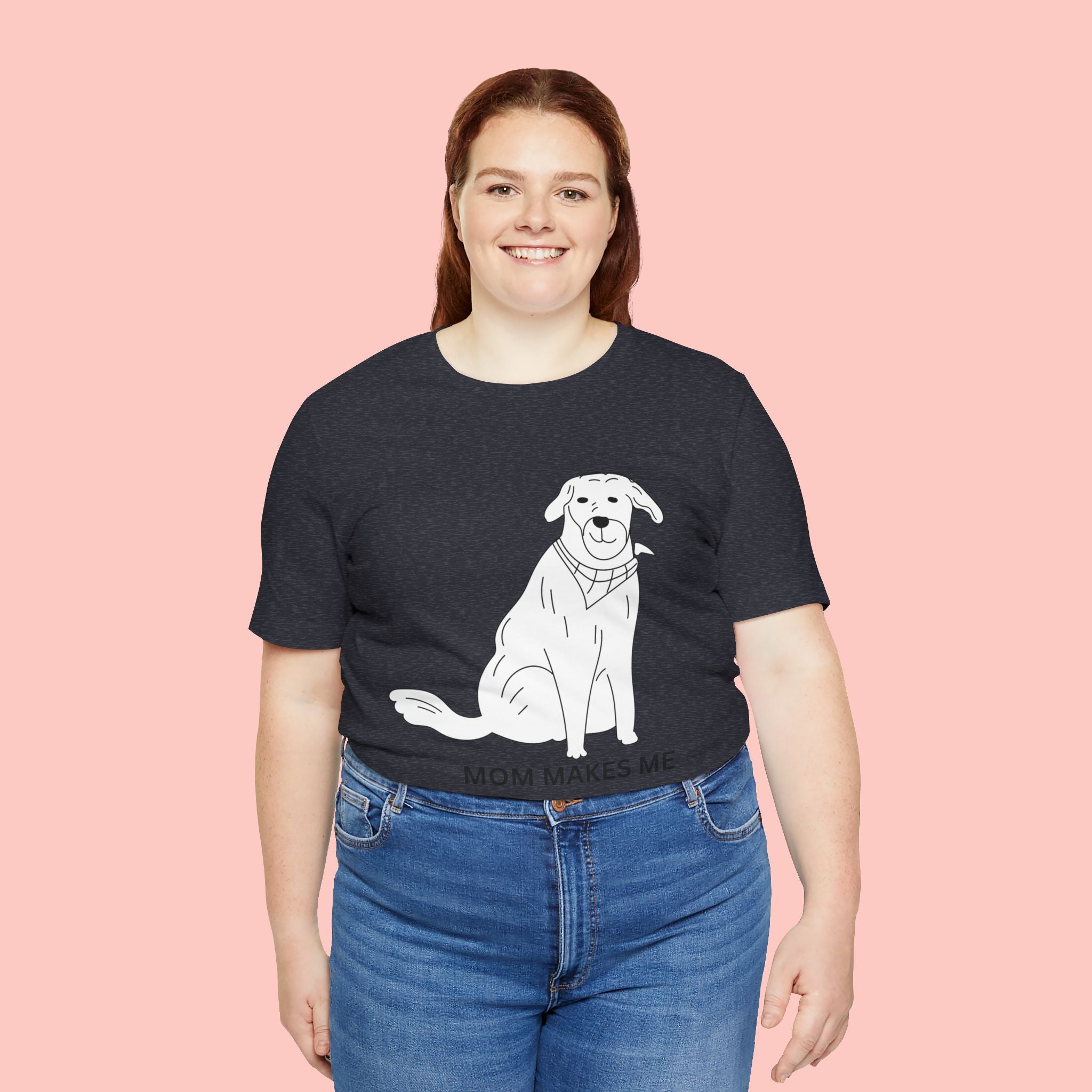 Mom Makes Me Happy Dog T-Shirt