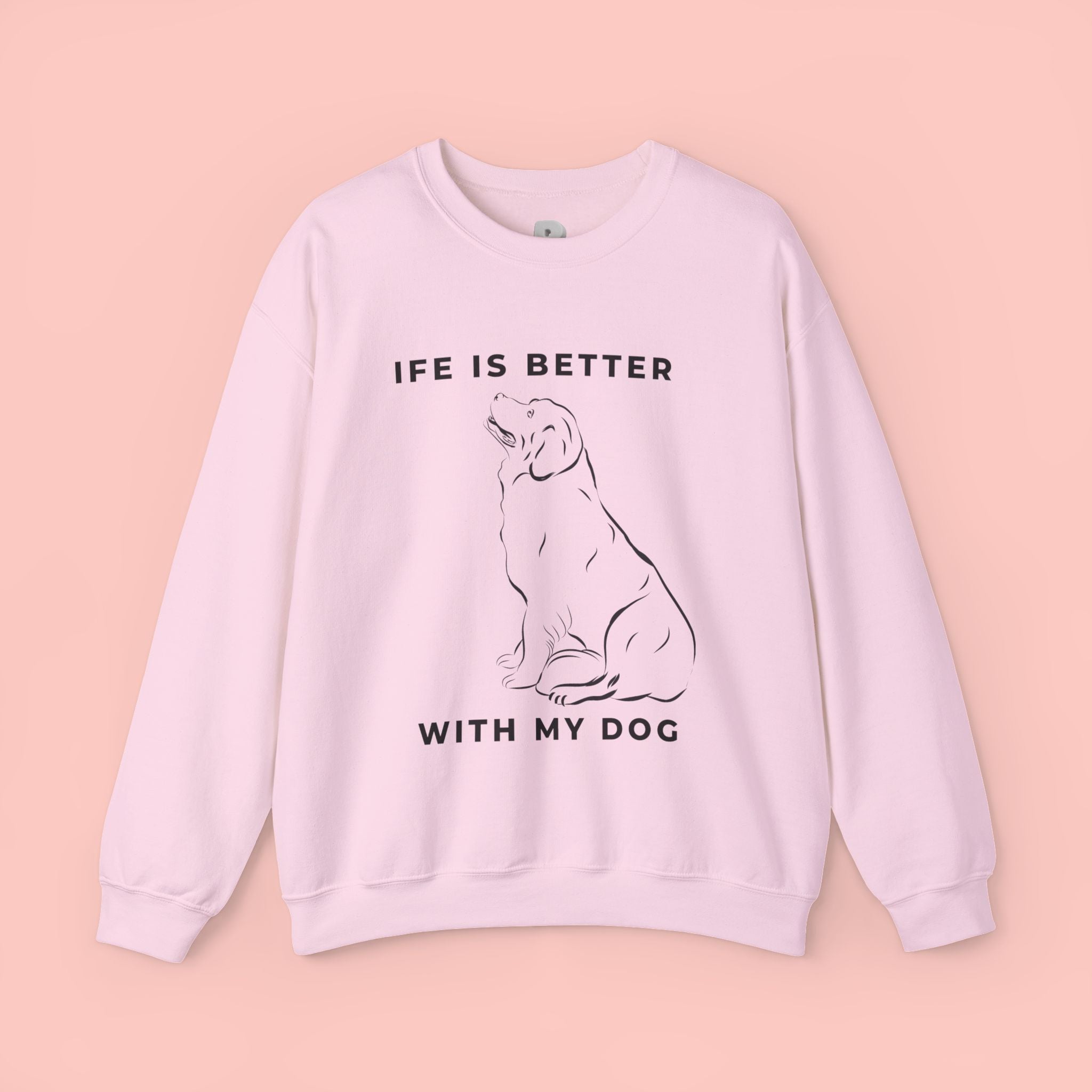Dog Mom Sweatshirt – 'Dog Mom' Polaroid Graphic Crewneck