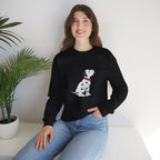 Are You Dog Mom? Cute Dalmatian Crewneck Sweatshirt for Dog Lovers