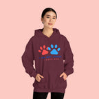 Dog Mom Hoodie – “I Am Not Single I Have Dog” Paw Print Hoodie