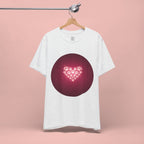 Paw Print Heart T‑Shirt — Cute Pet Lover Tee