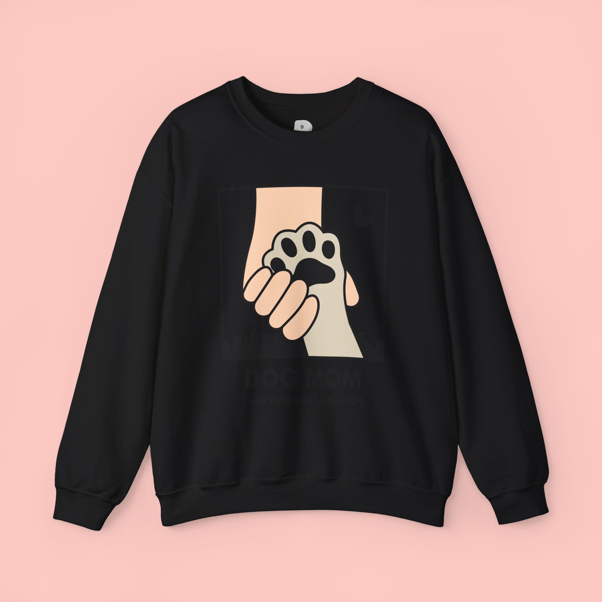 Dog Mom Crewneck Sweatshirt – Paw Hold Design