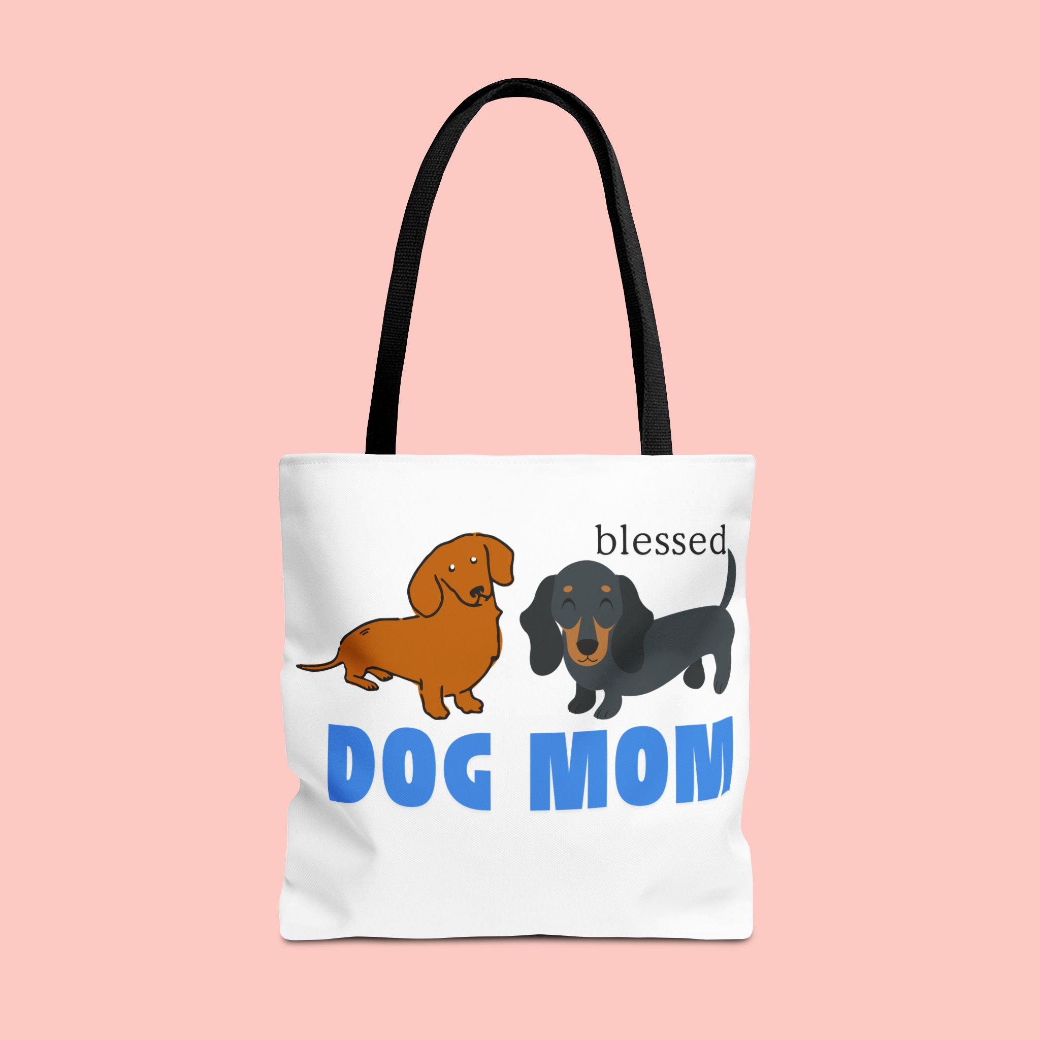 Dog Mom Tote Bag — Blessed Dachshund Design