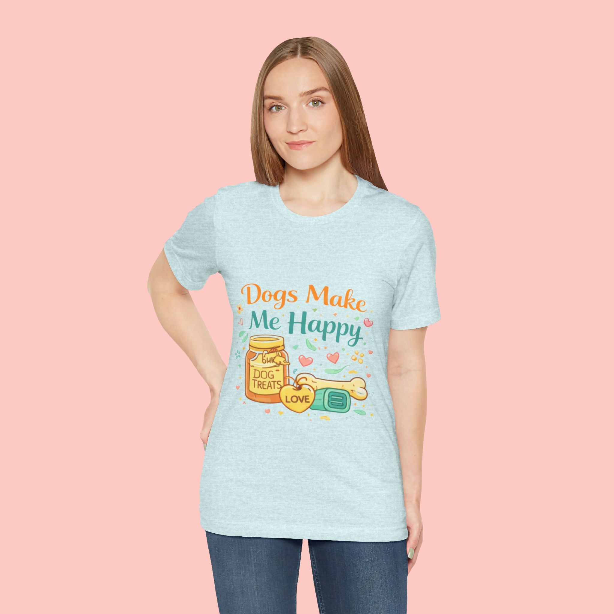 Dogs Make Me Happy T-Shirt
