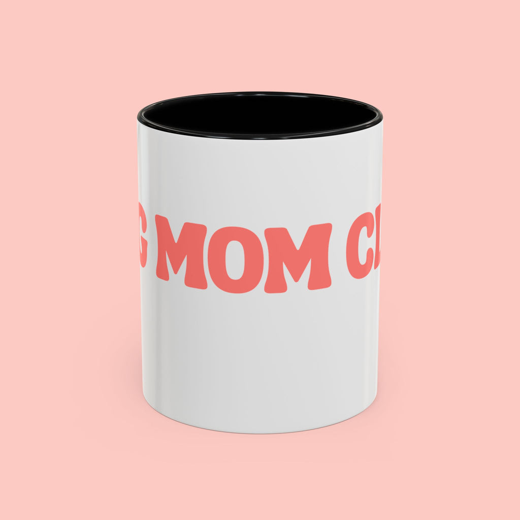 Mom Club Coffee Mug — Cute Paw Print Accent Mug for Dog Moms (11/15 oz)