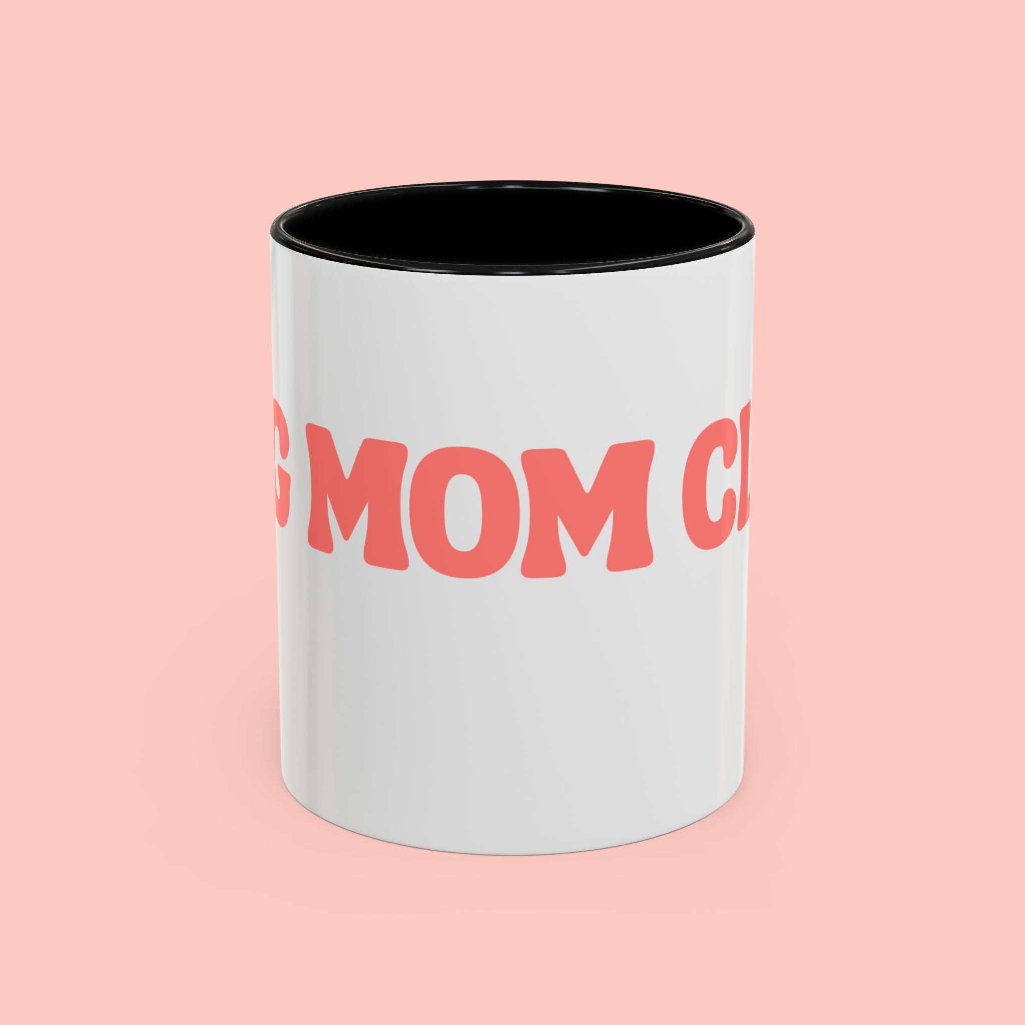 Mom Club Coffee Mug — Cute Paw Print Accent Mug for Dog Moms (11/15 oz)