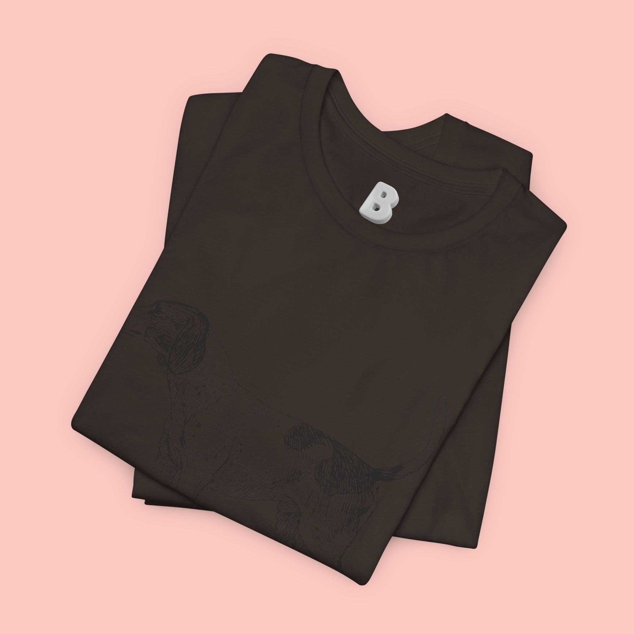 Lovely Dog Mom T-Shirt — Vintage Sketch Dog Graphic Tee