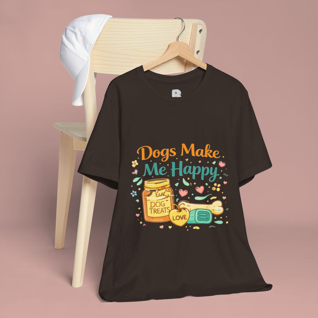 Dogs Make Me Happy T-Shirt