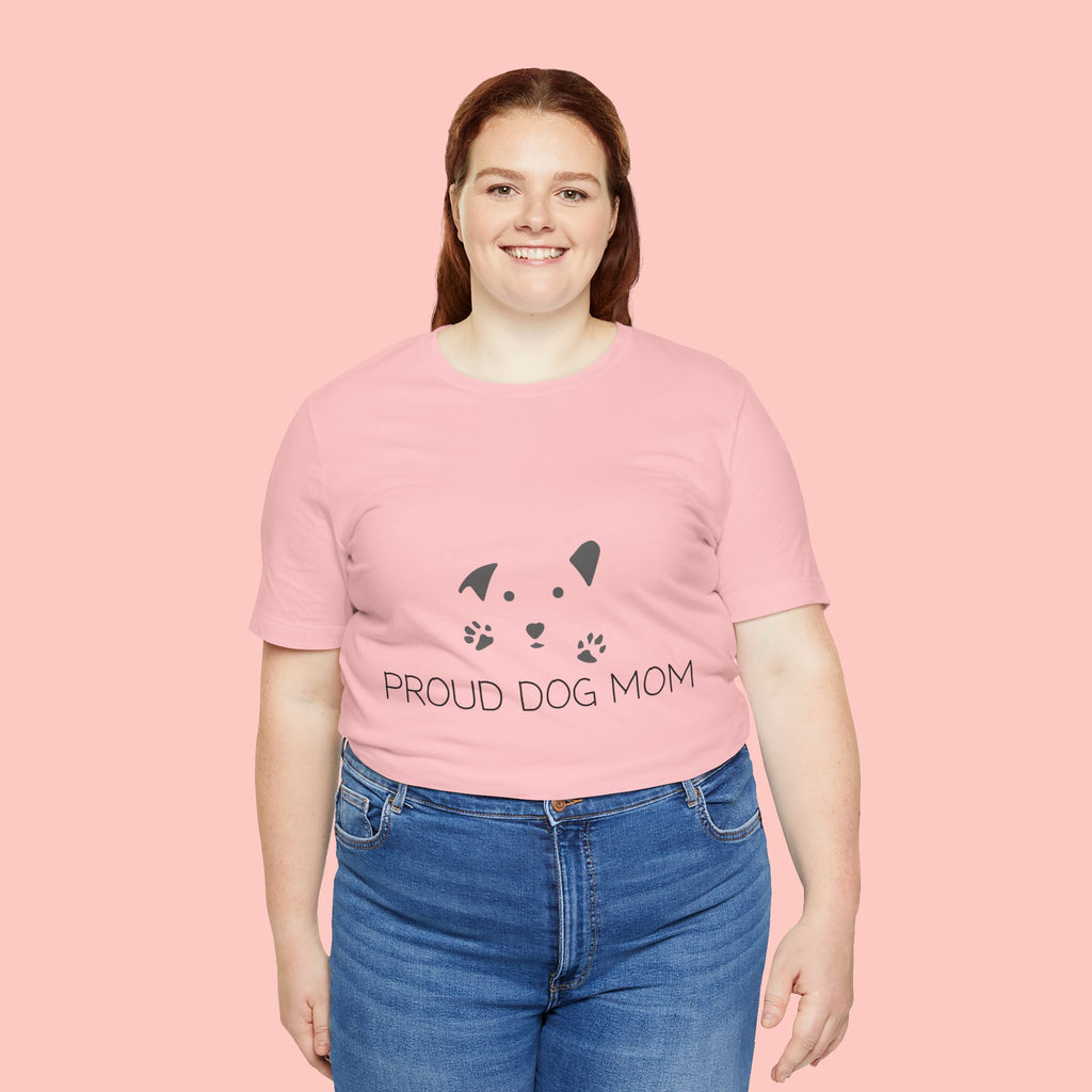 Proud Dog Mom T-Shirt — Cute Paw Print Dog Mom Tee