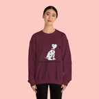 Are You Dog Mom? Cute Dalmatian Crewneck Sweatshirt for Dog Lovers