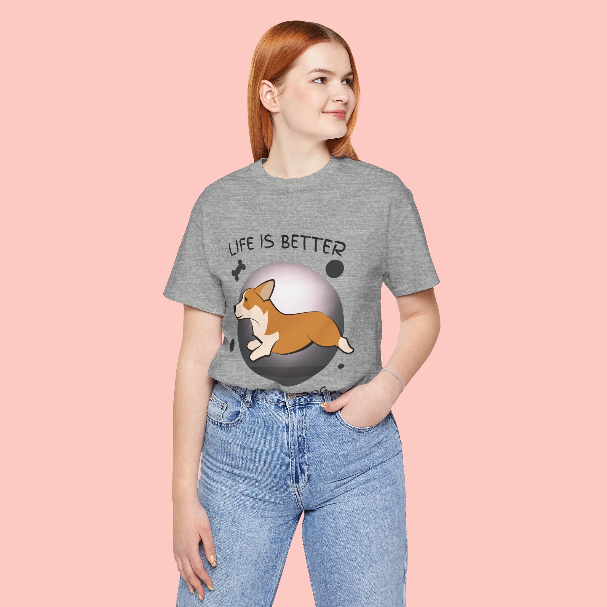 Life Is Better With My Dog Corgi T-Shirt