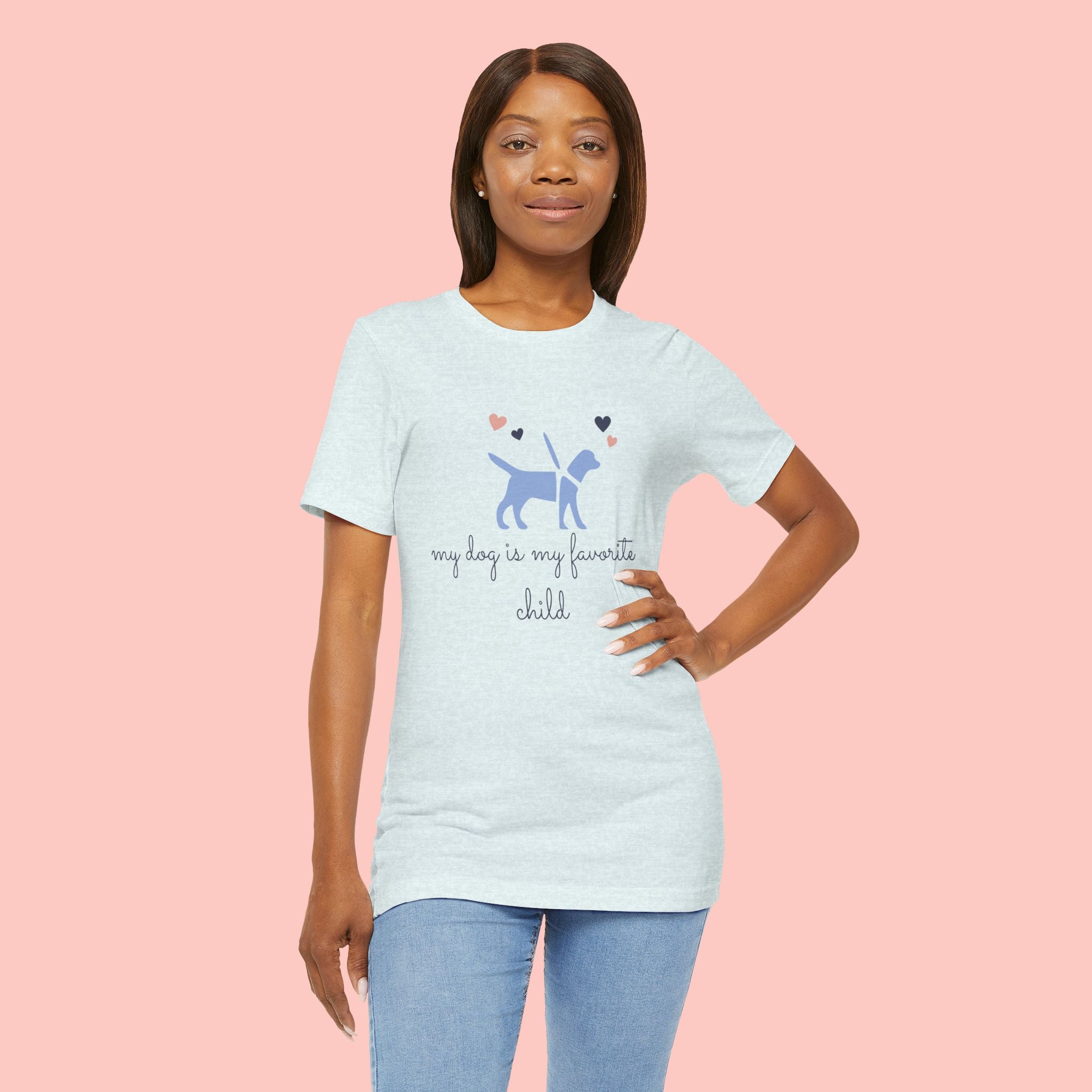 Dog Lover T‑Shirt — "My Dog Is My Favorite Child" Cute Puppy Graphic Tee
