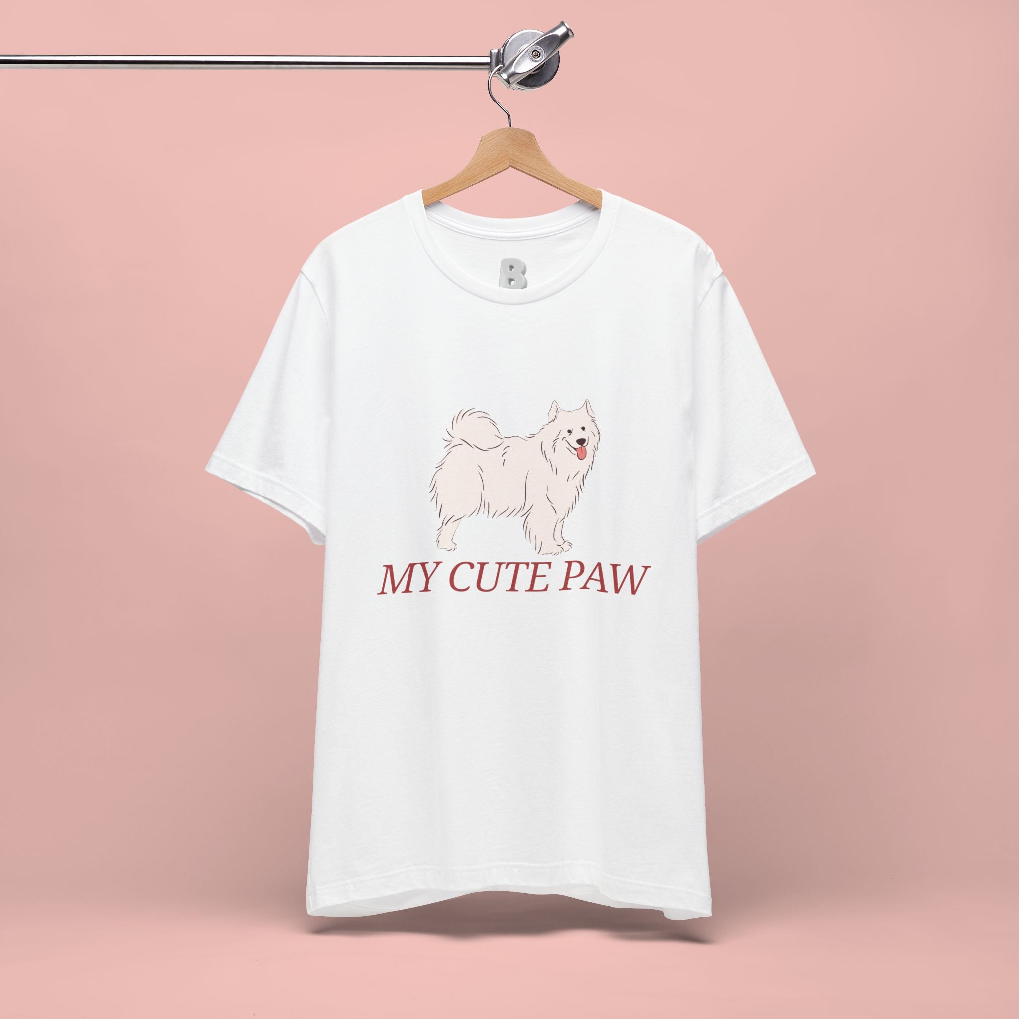 My Cute Paw Samoyed T‑Shirt — Cute Dog Graphic Tee for Pet Lovers