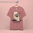 Dog Mom T-Shirt — "Love Your Dog Like a Mom" Paw Print Graphic