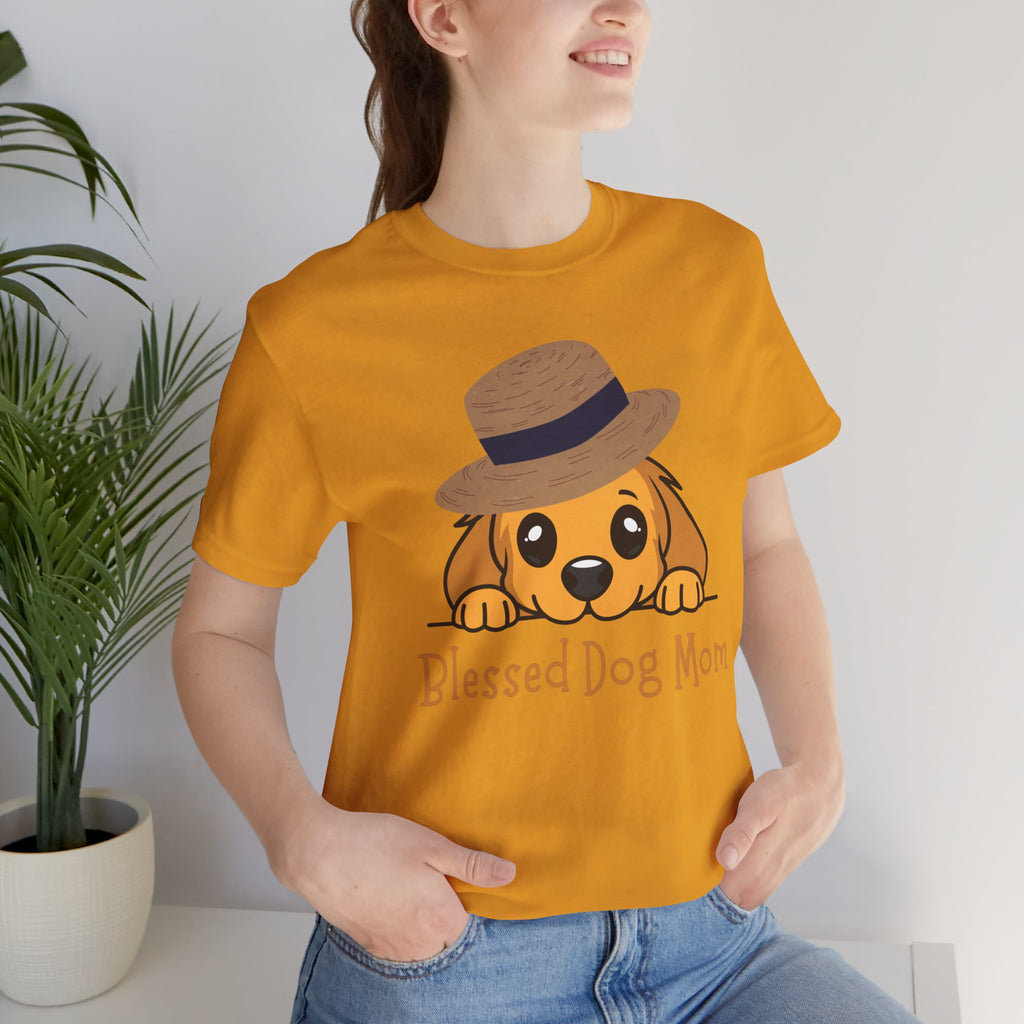 Blessed Dog Mom T-Shirt — Cute Puppy Graphic Tee for Dog Lovers