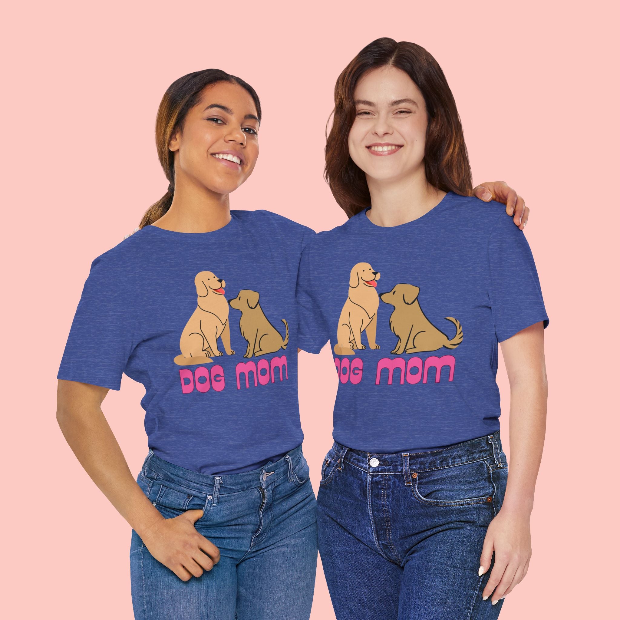 Dog Mom T‑Shirt — Cute Retro Dogs Graphic Tee for Dog Lovers