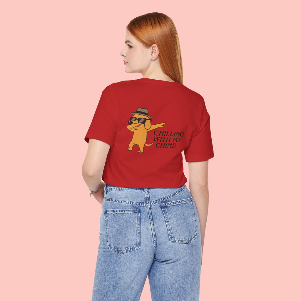 Chilling With My Chind Tee — Funny Dab Cat Graphic T-Shirt