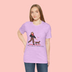 Walk With Your Dog Tee — Cute Dog Walking Graphic T-Shirt