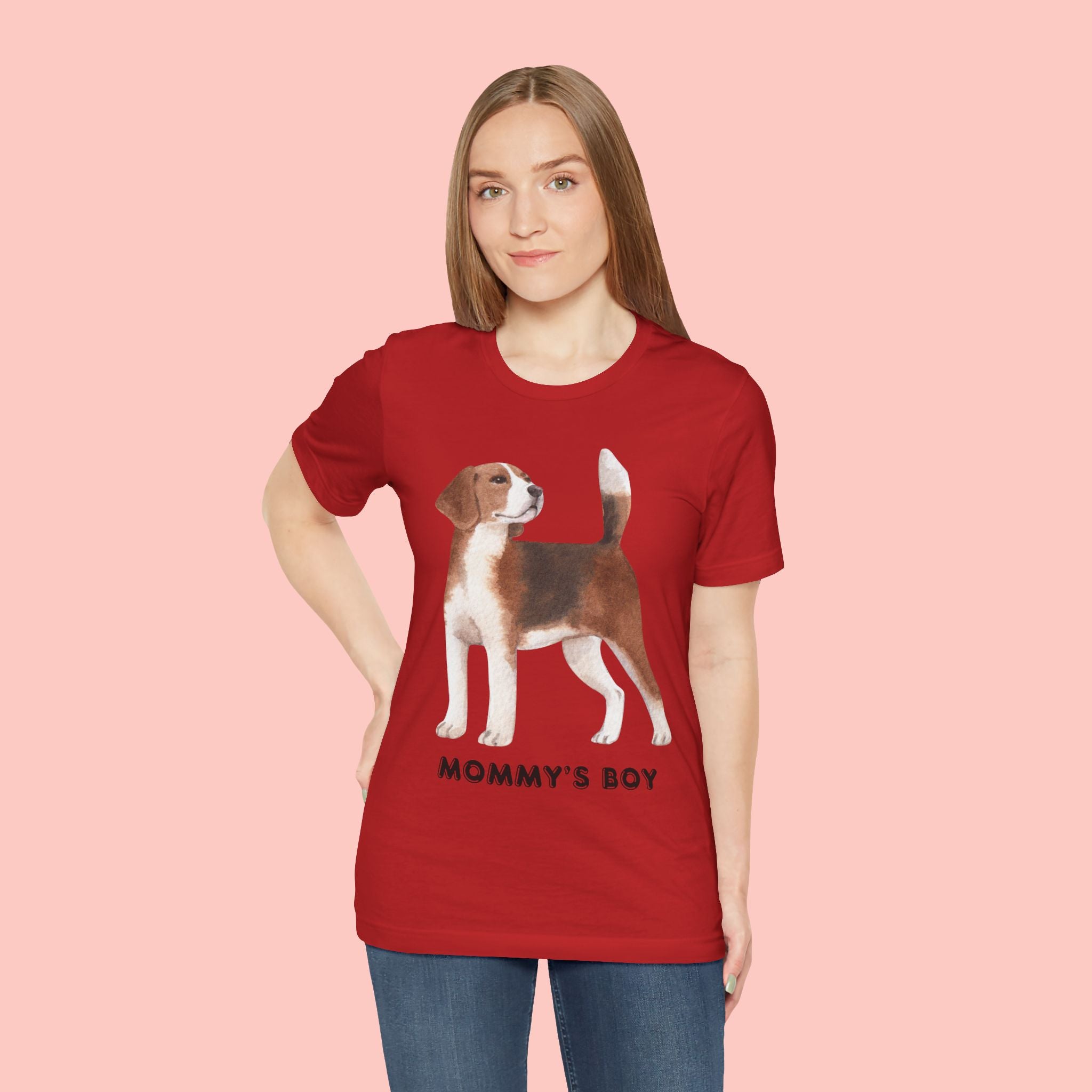 Mommy's Boy Beagle T-Shirt — Cute Dog Lover Tee