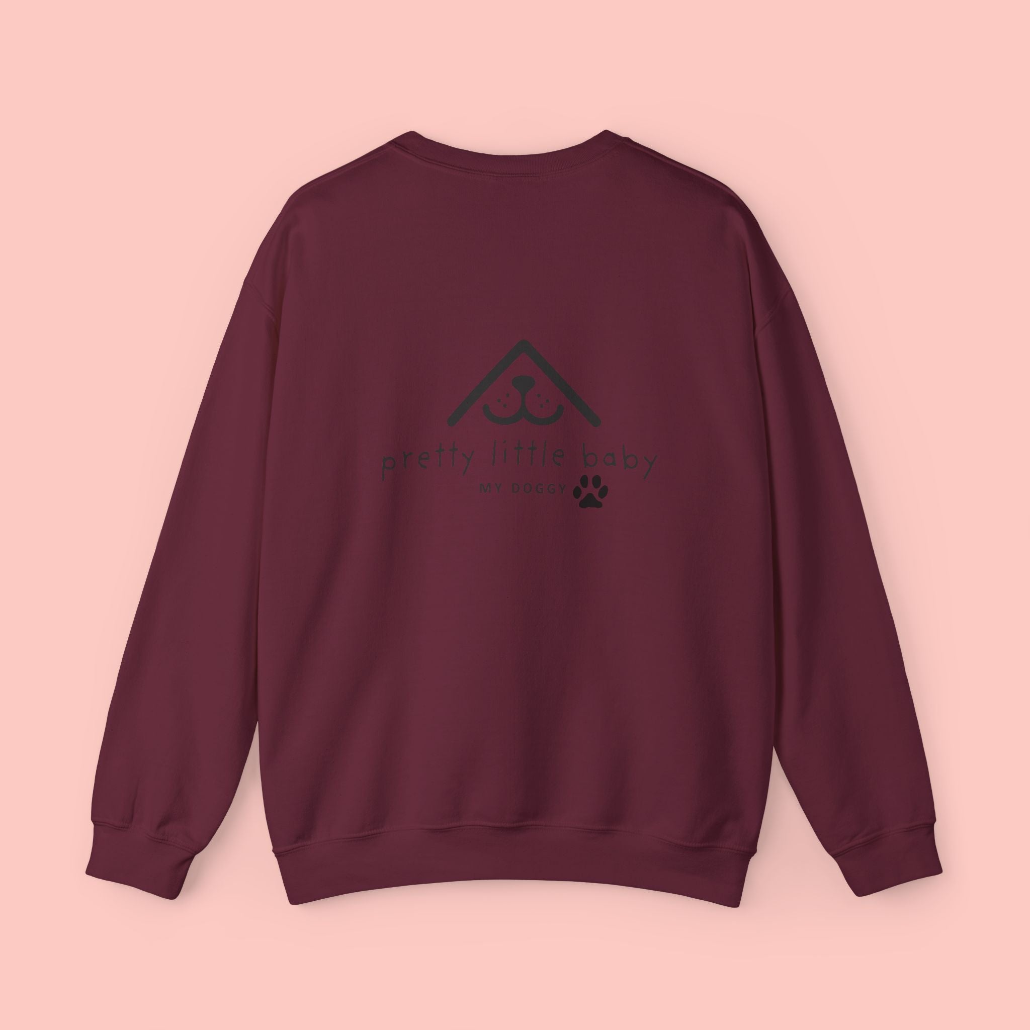 Crewneck Sweatshirt — "Pretty Little Baby" Puppy Face Design