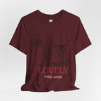 Lovely Dog Mom T-Shirt — Vintage Sketch Dog Graphic Tee