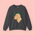 Dog Mama Crewneck Sweatshirt – Cute Golden Retriever Design
