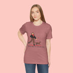 Walk With Your Dog Tee — Cute Dog Walking Graphic T-Shirt