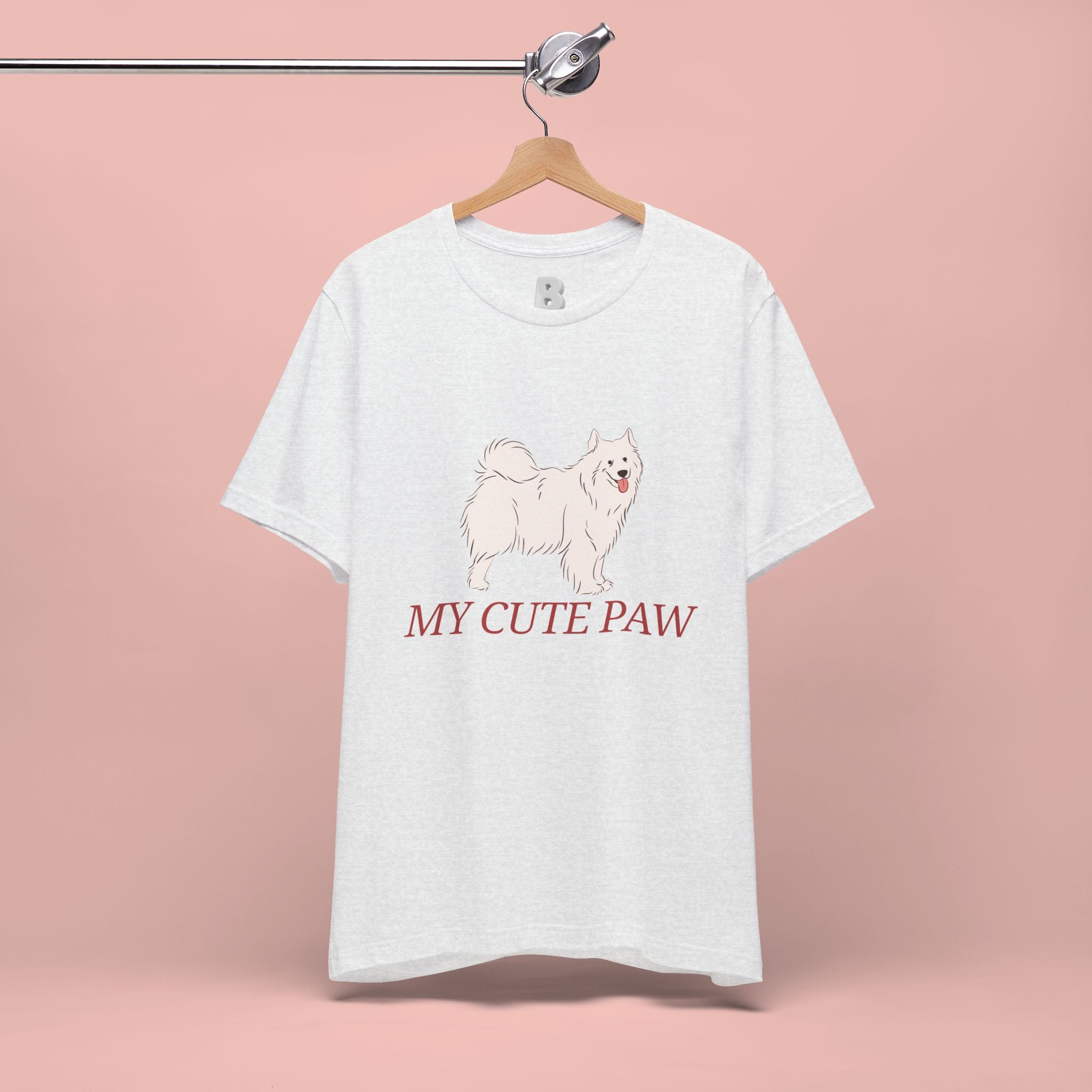 My Cute Paw Samoyed T‑Shirt — Cute Dog Graphic Tee for Pet Lovers