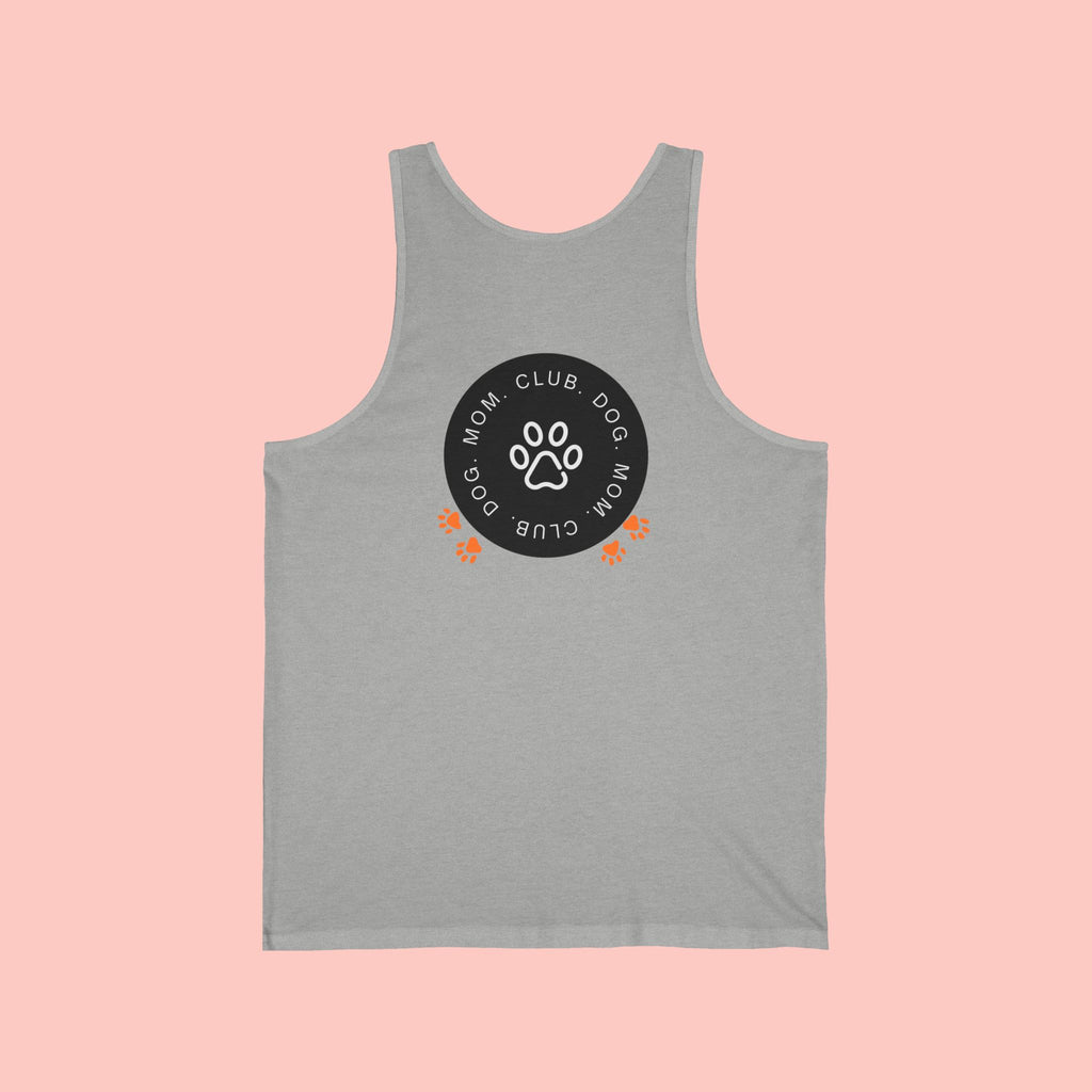 Dog Mom Club Tank Top — Paw Print Graphic Women’s Pet Lover Shirt
