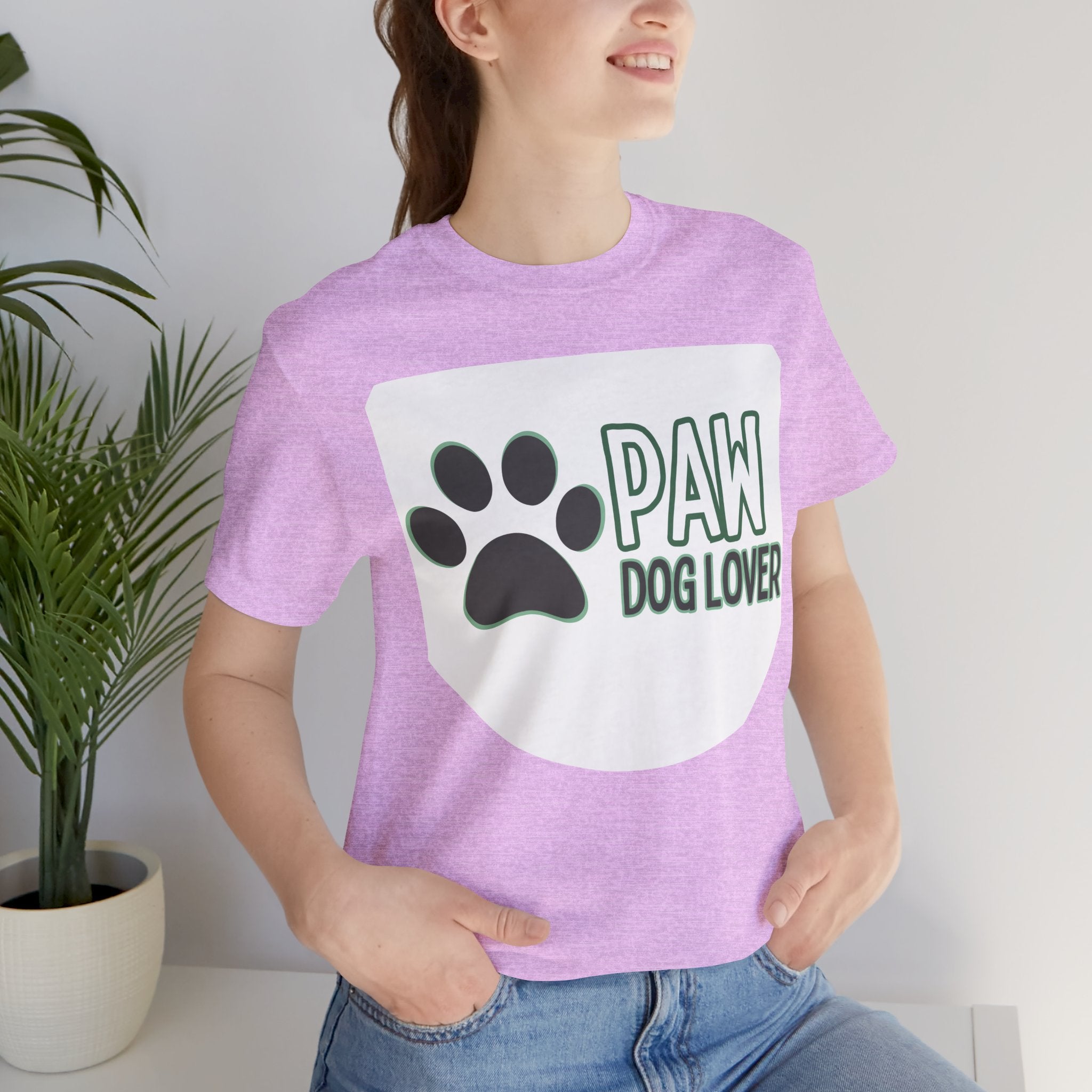 Paw Dog Lover T-Shirt — Cute Paw Print Tee for Dog Owners