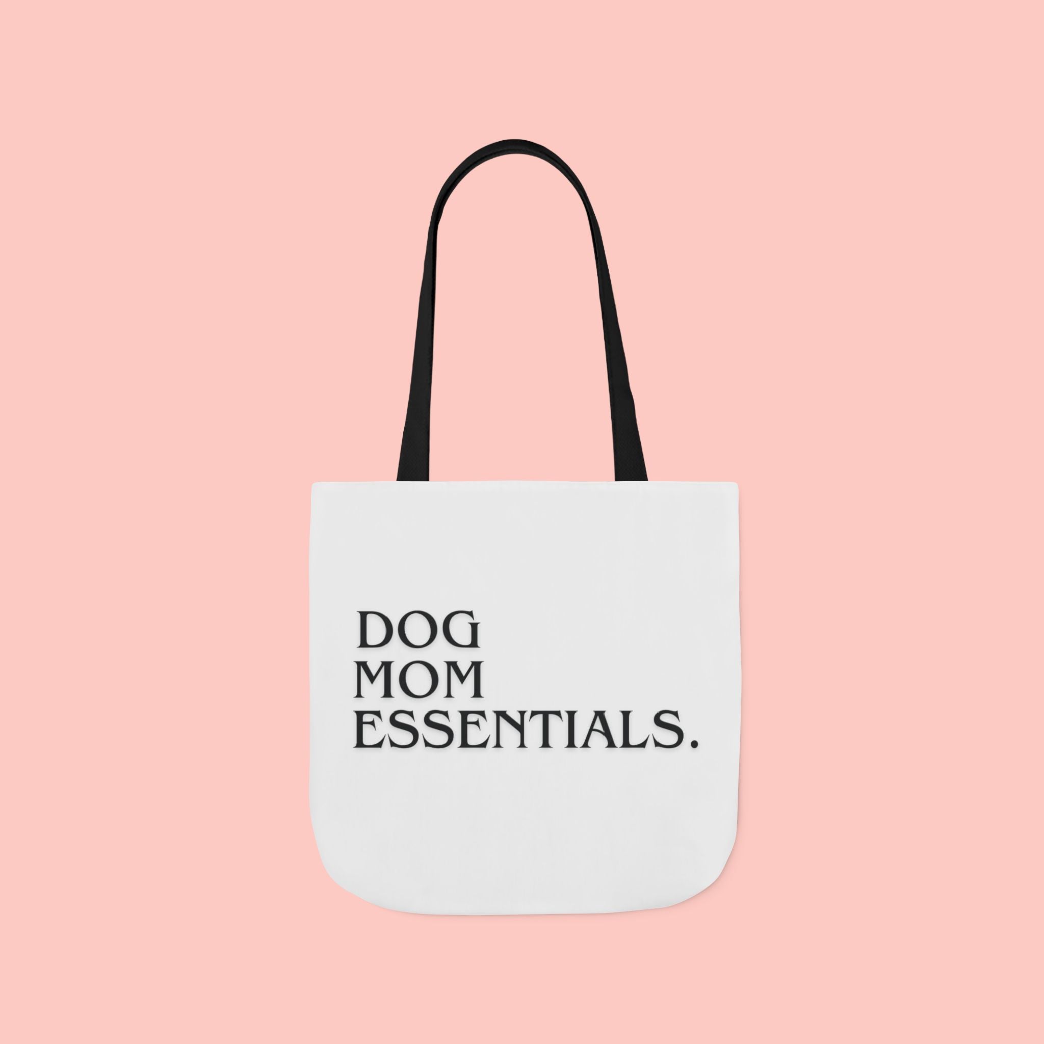 Dog Mom Essentials Canvas Tote — Funny Dog Mom Gift Tote Bag