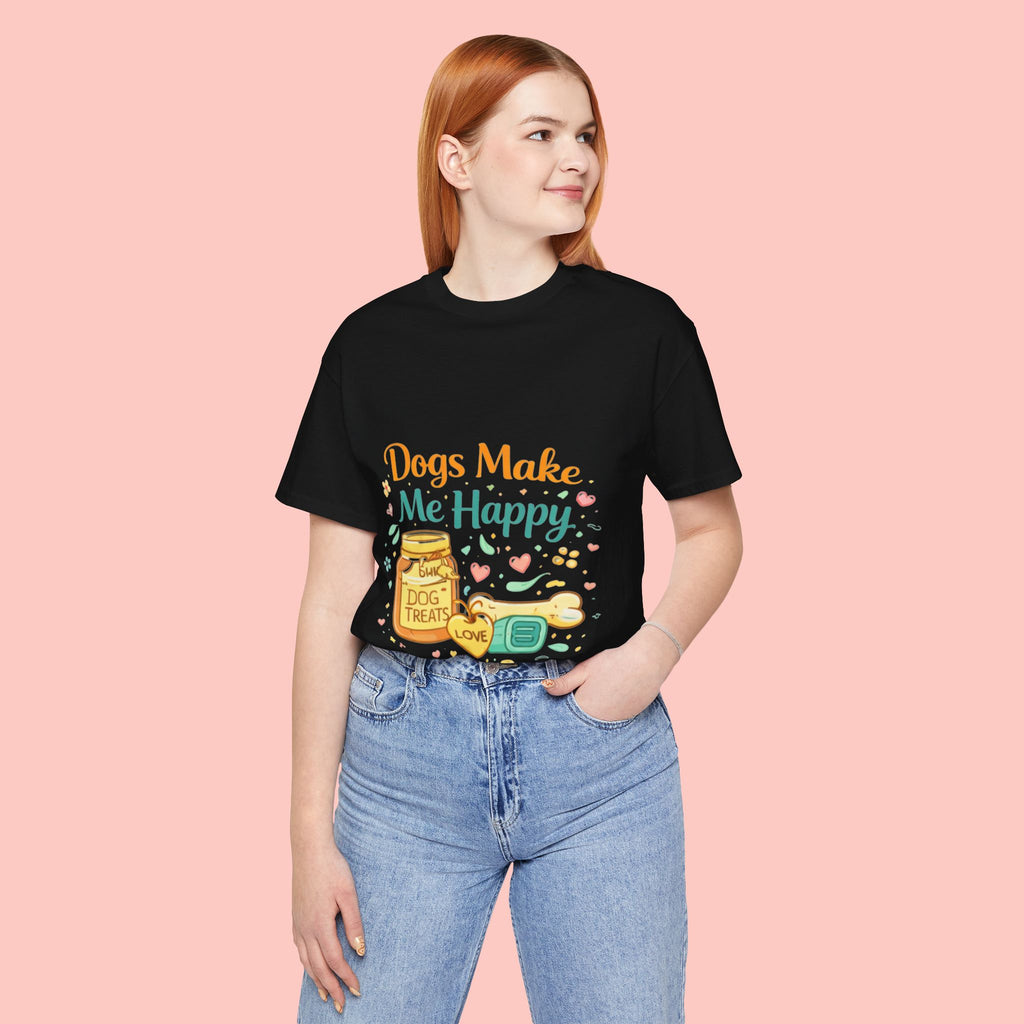 Dogs Make Me Happy T-Shirt